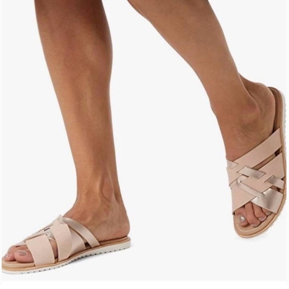 Sorel Ella Leather Slide Sandals